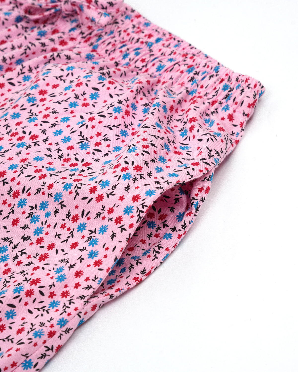 Women's Co ord set Pink Red Flower