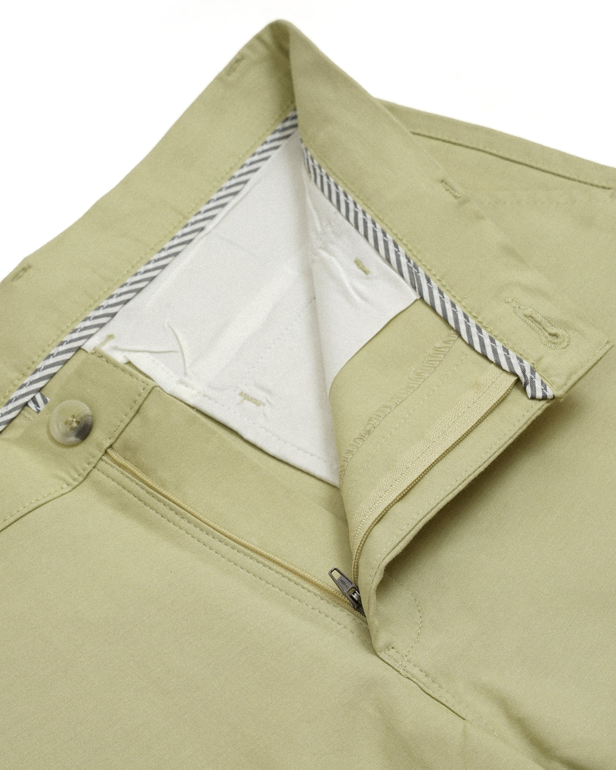 Cotton Casual Pants Lime - A