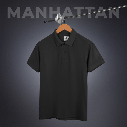 Sports Dry Fit Dark Grey Polo T Shirts (Micro Polyester)