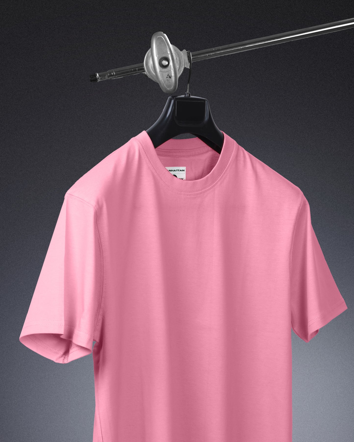 Round Neck Regular Fit T Shirts Unisex Cool Pink