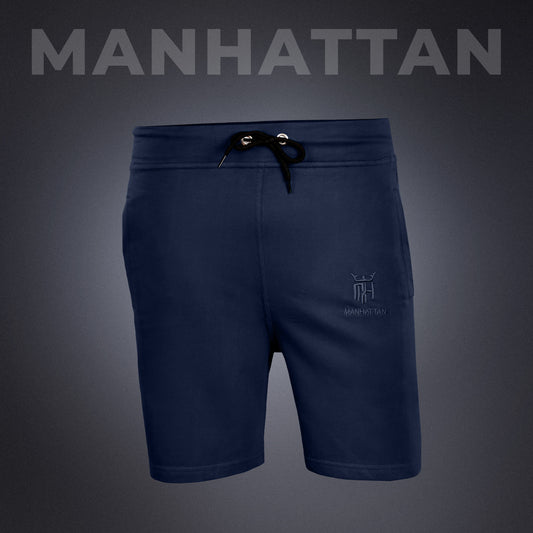 Premium Cotton Navy Blue Shorts Regular Fit