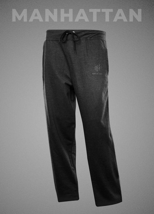 Premium Cotton Dark Grey Track Pant Regular Fit