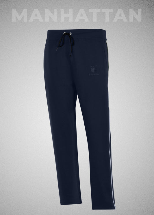 Premium Cotton Navy Blue Track Pant Regular Fit