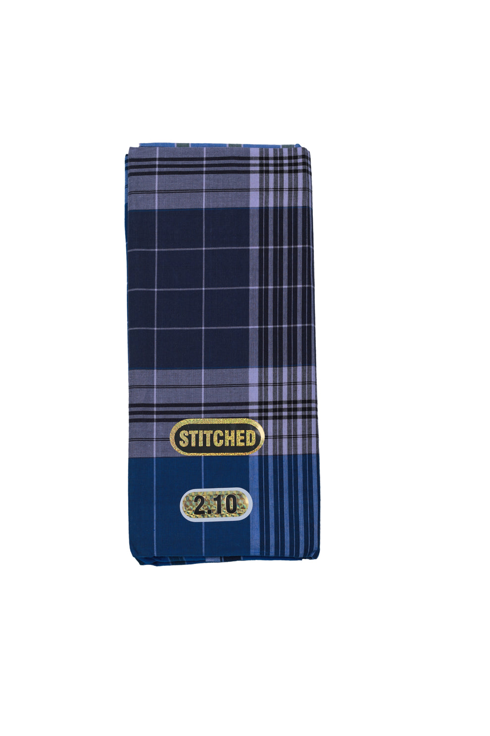 NANDU  Brand Men's Cotton Stitched Printed Lungies - 2pcs Pack (Multicolour, Colour May Vary, Free Size)