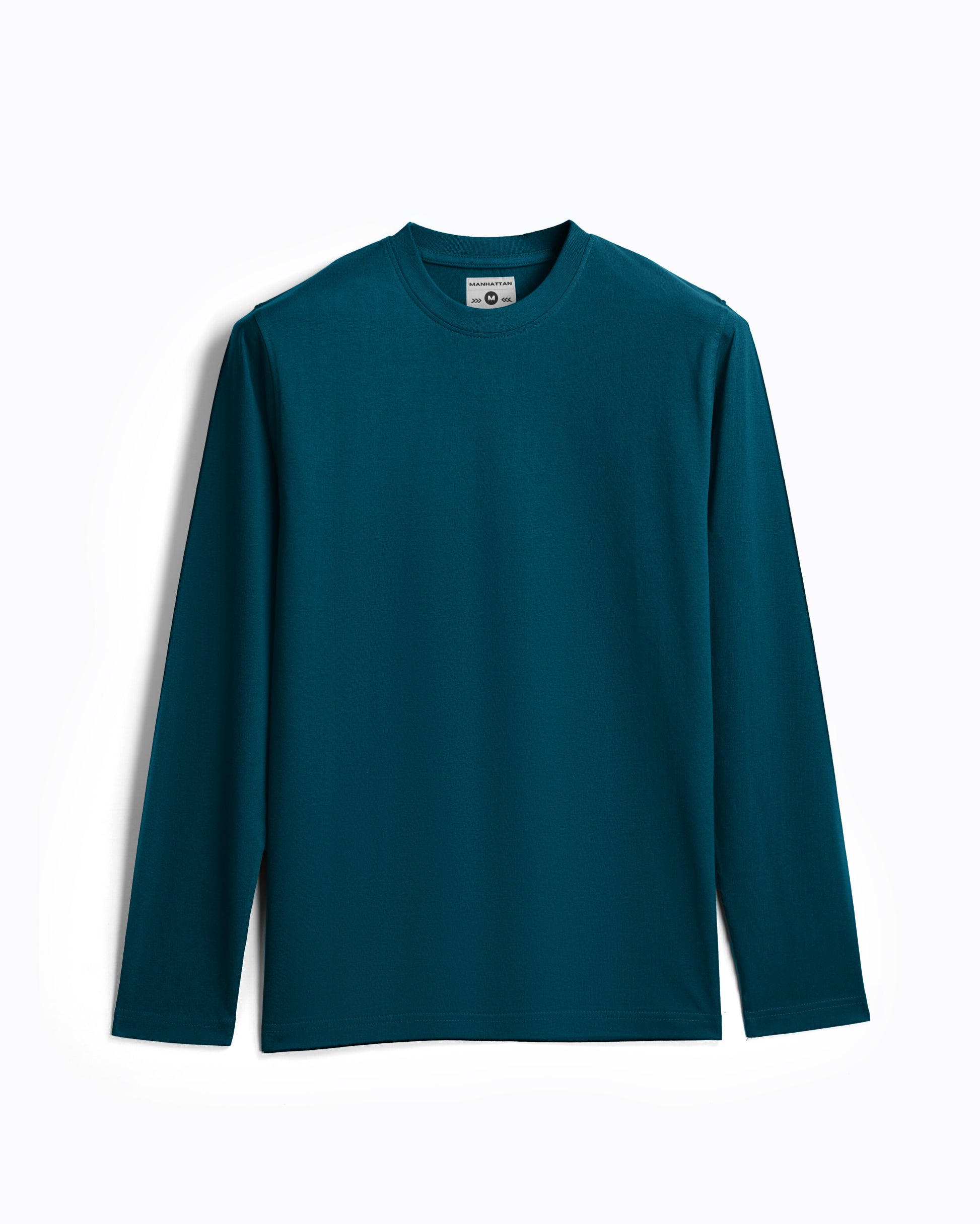 Basic Cotton Full Sleeve Teal Green Unisex