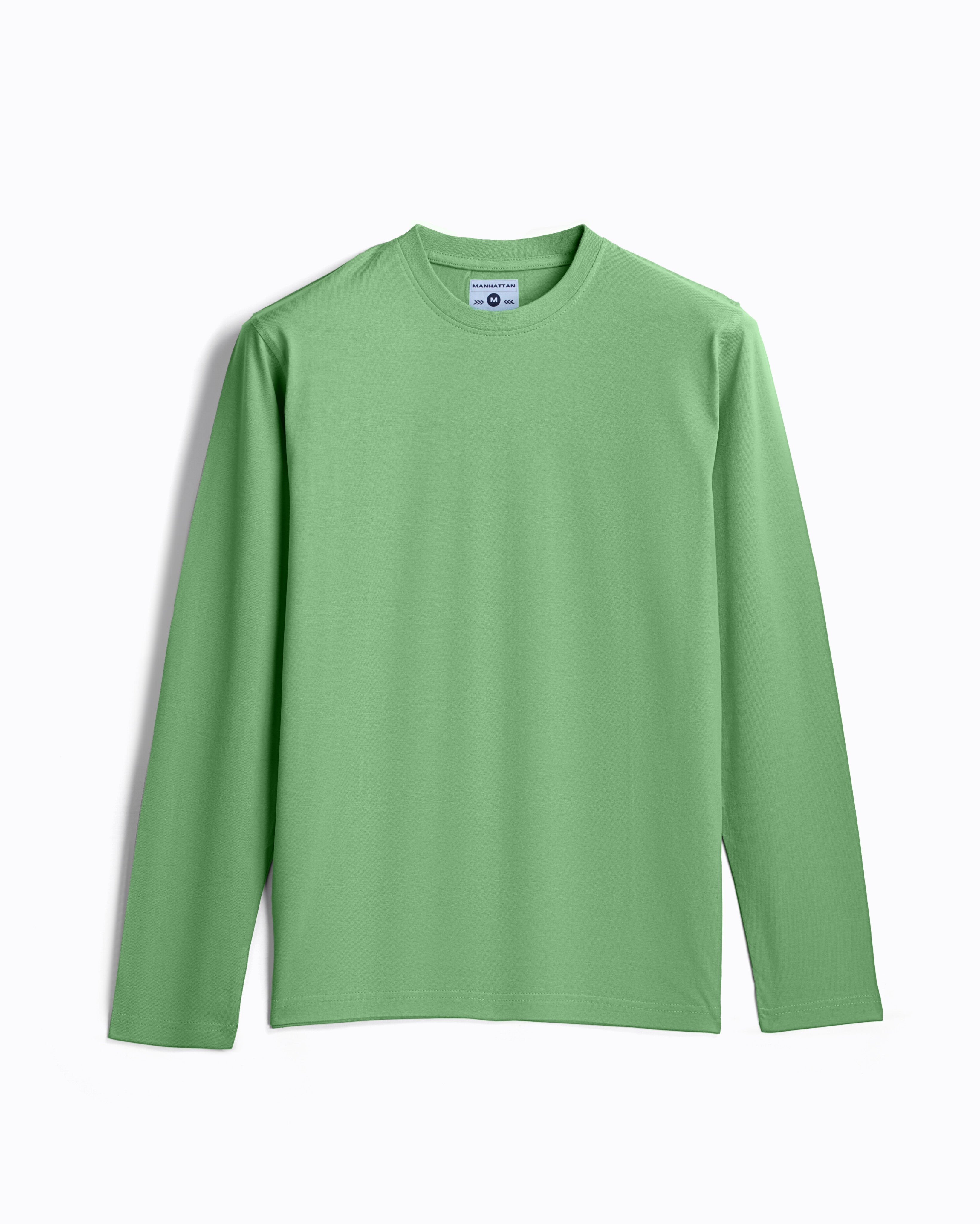 Basic Cotton Full Sleeve Light Green Unisex – Pitshirts