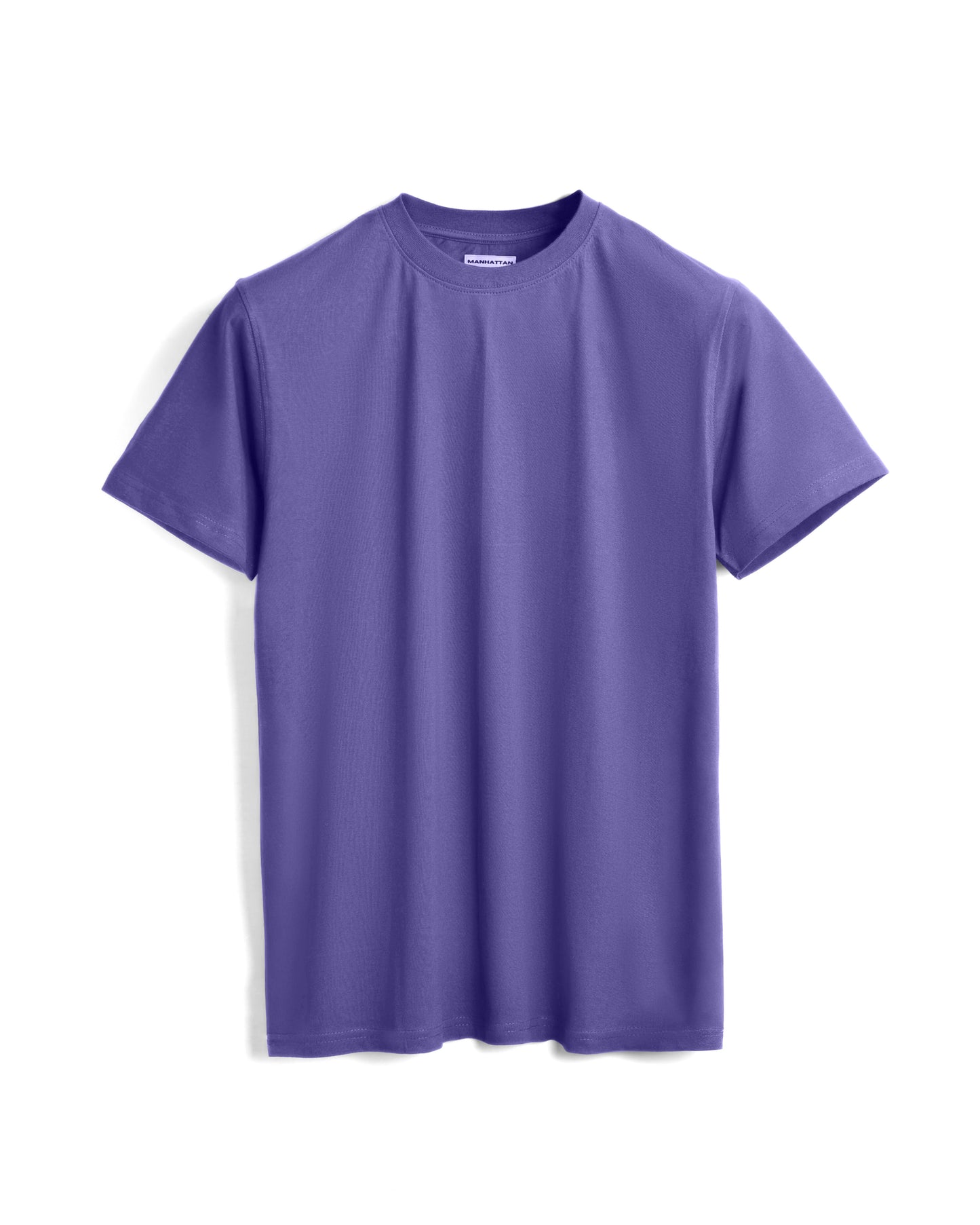 Basic Regular Fit T Shirts Unisex Violet