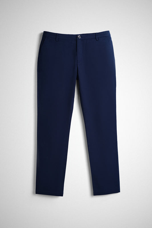 Cotton Casual Pants Navy