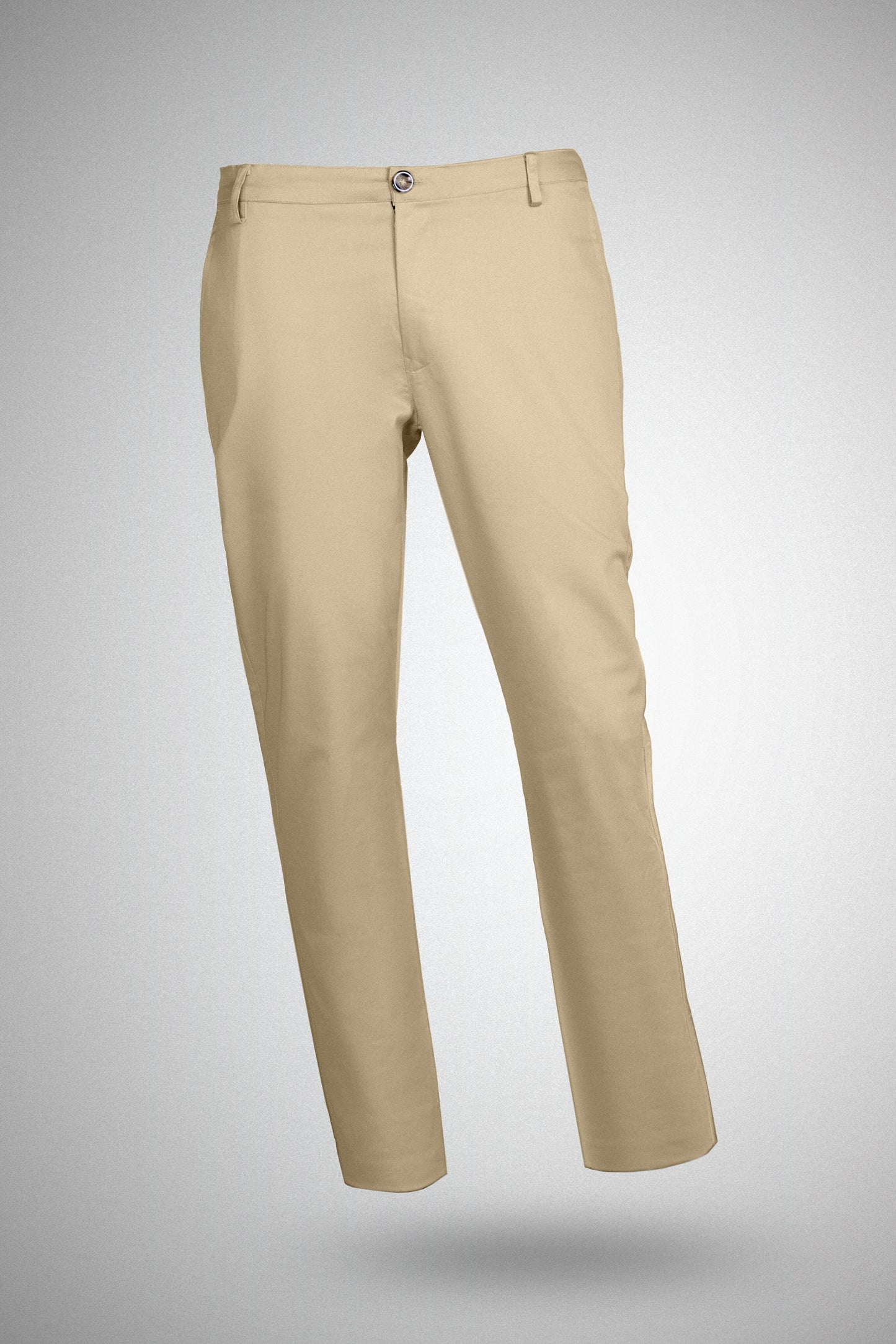 Cotton Casual Pants Beige