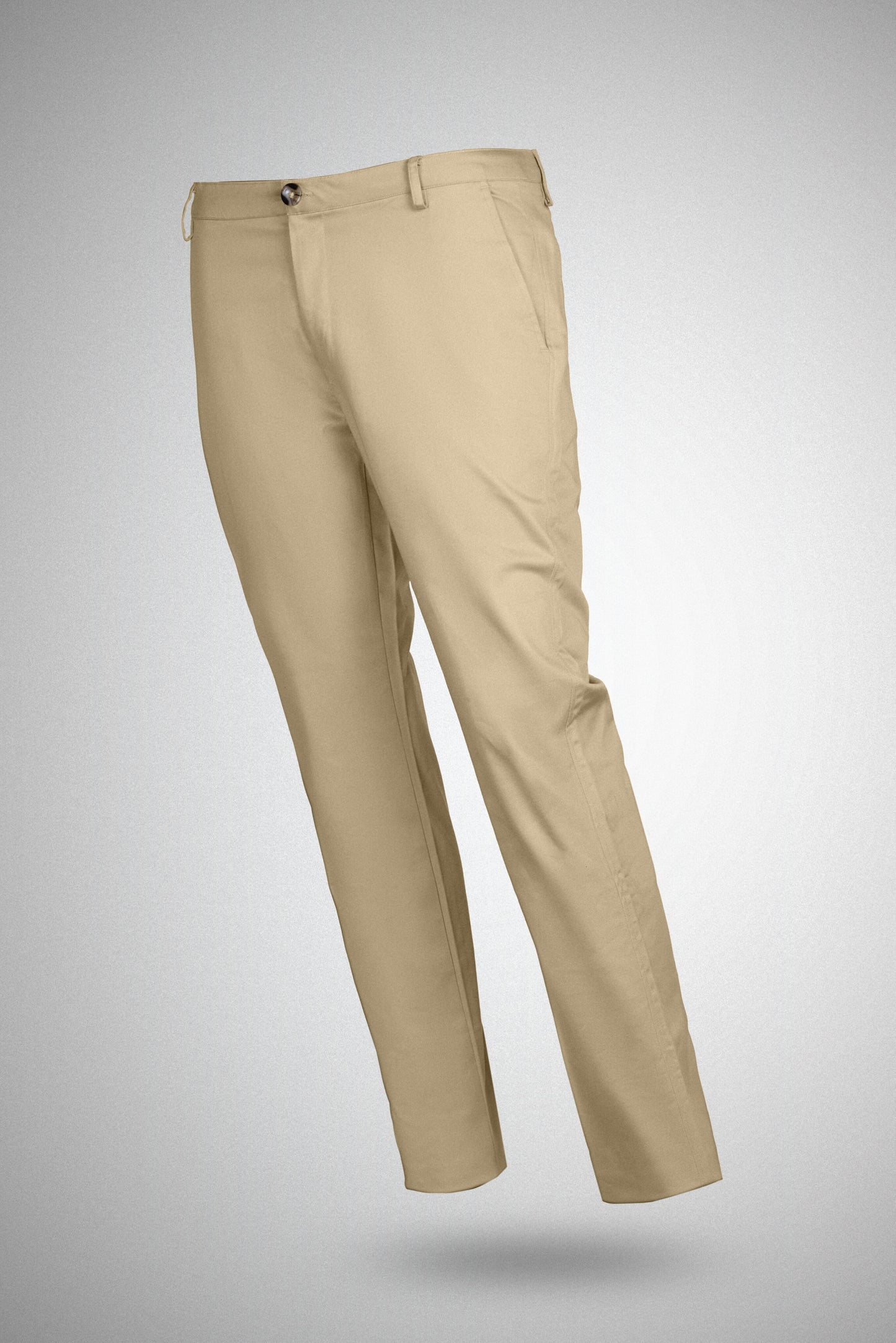 Cotton Casual Pants Beige