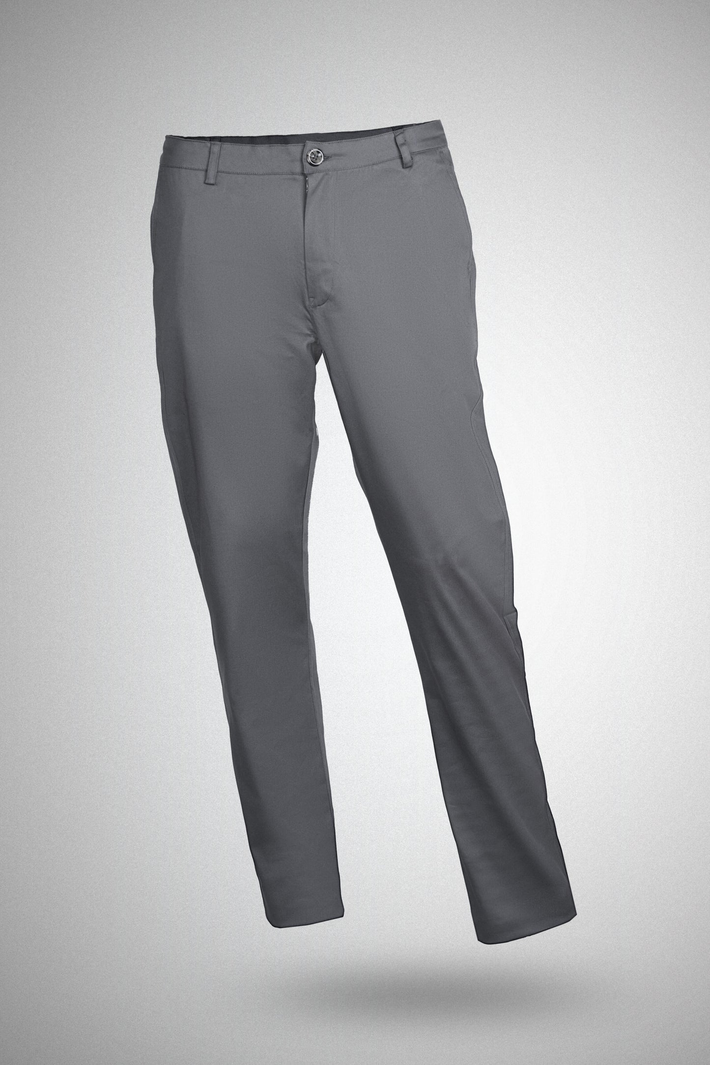 Cotton Casual Pants Light Grey