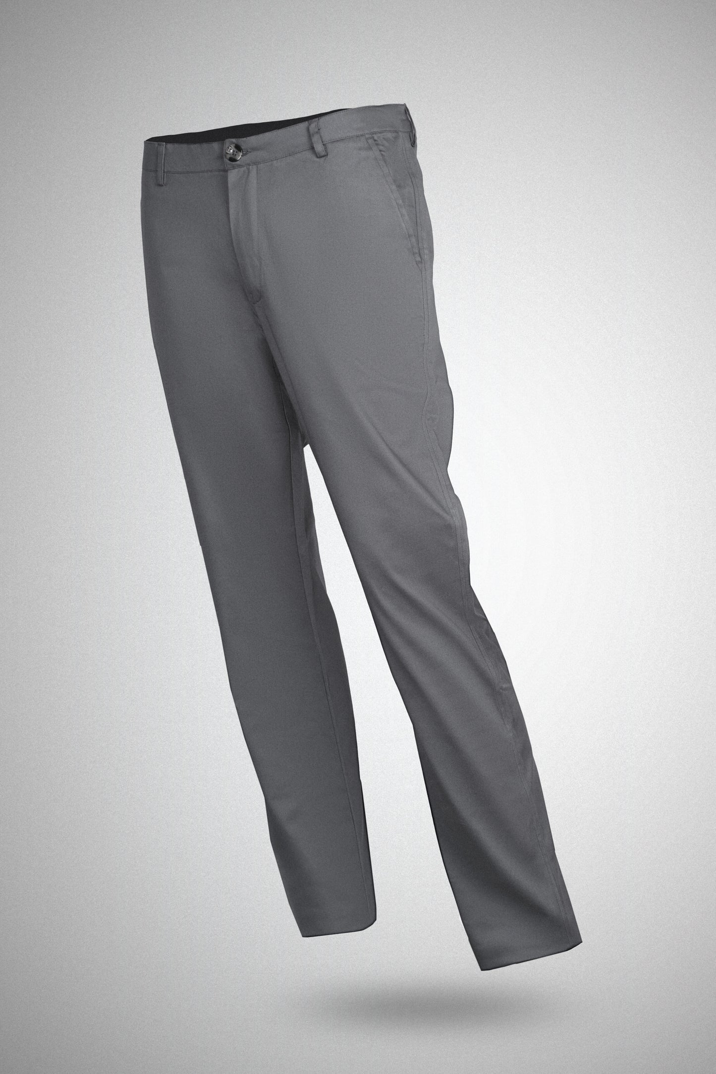 Cotton Casual Pants Light Grey