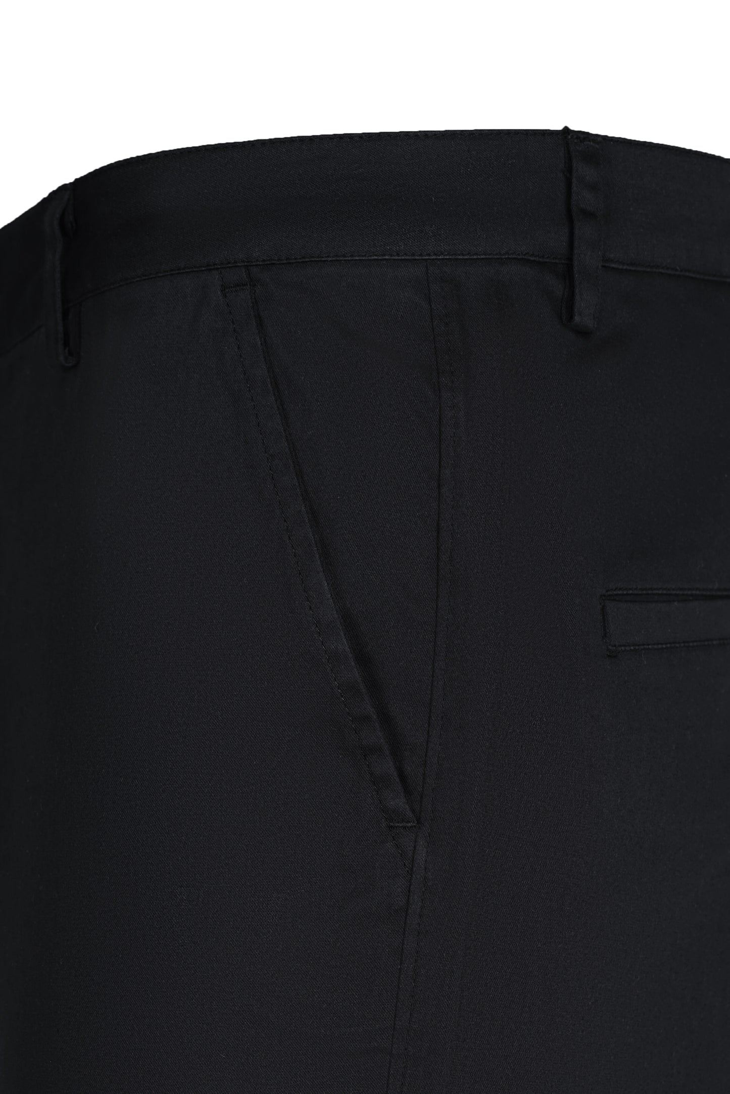 Cotton Casual Pants Black