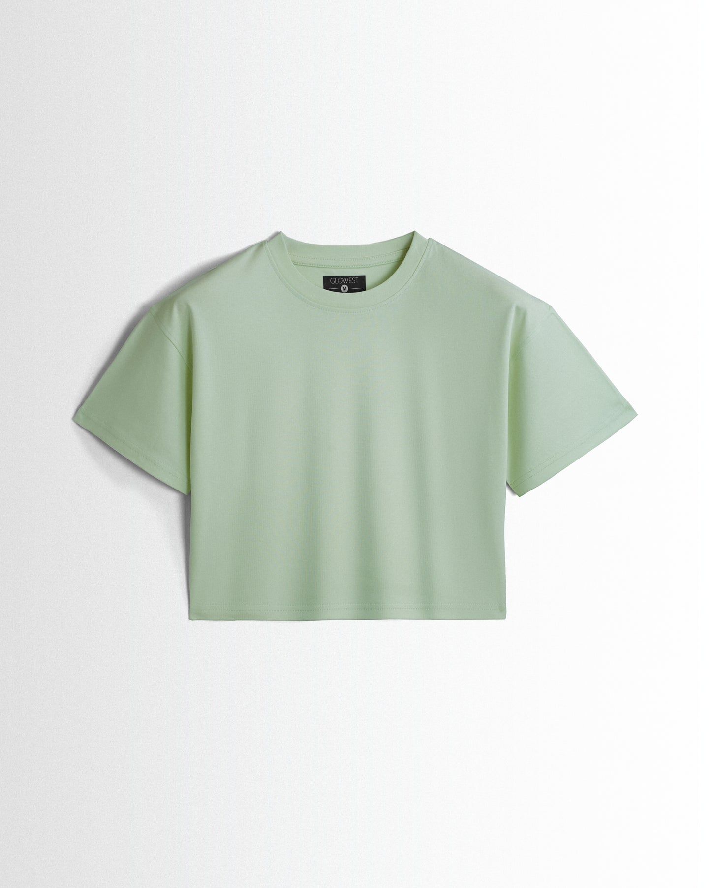 Womens Crop Top Pista Green T-shirt