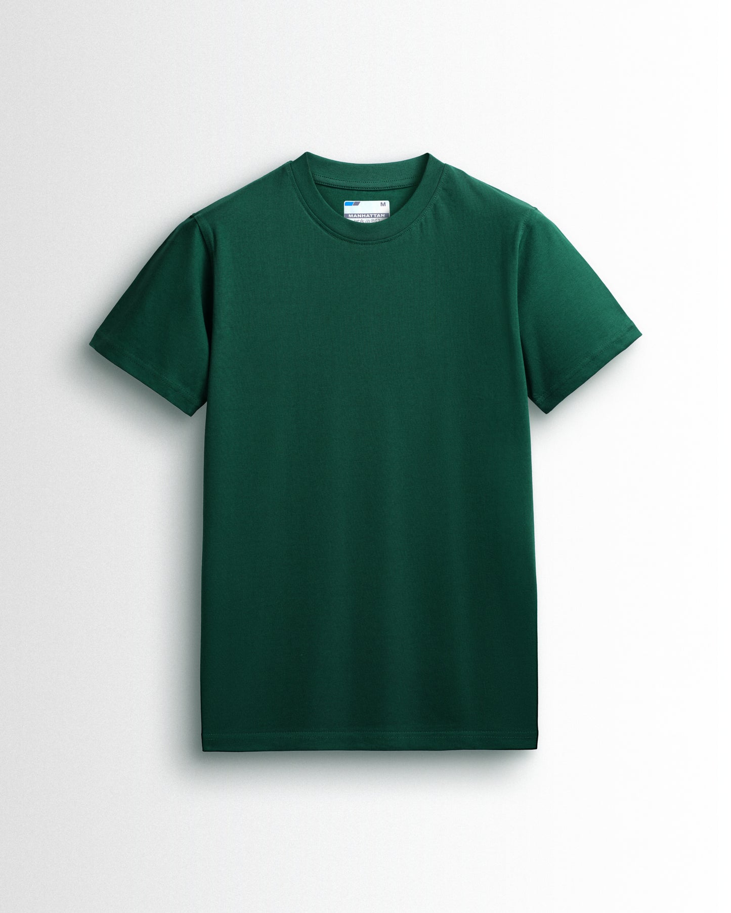 Basic Regular Fit T Shirts Unisex Forest Green