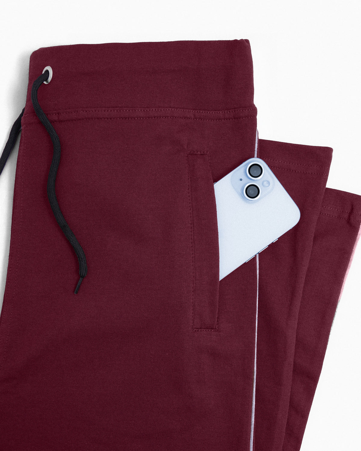 Premium Cotton Maroon Track Pant Regular Fit