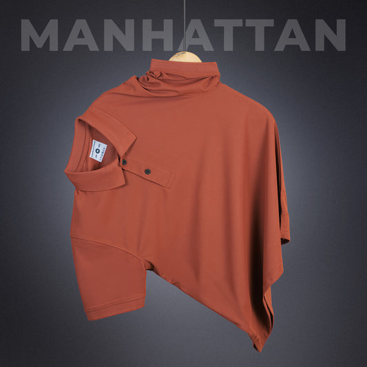 Sports Dry Fit Brick Red Polo T Shirts (Micro Polyester)