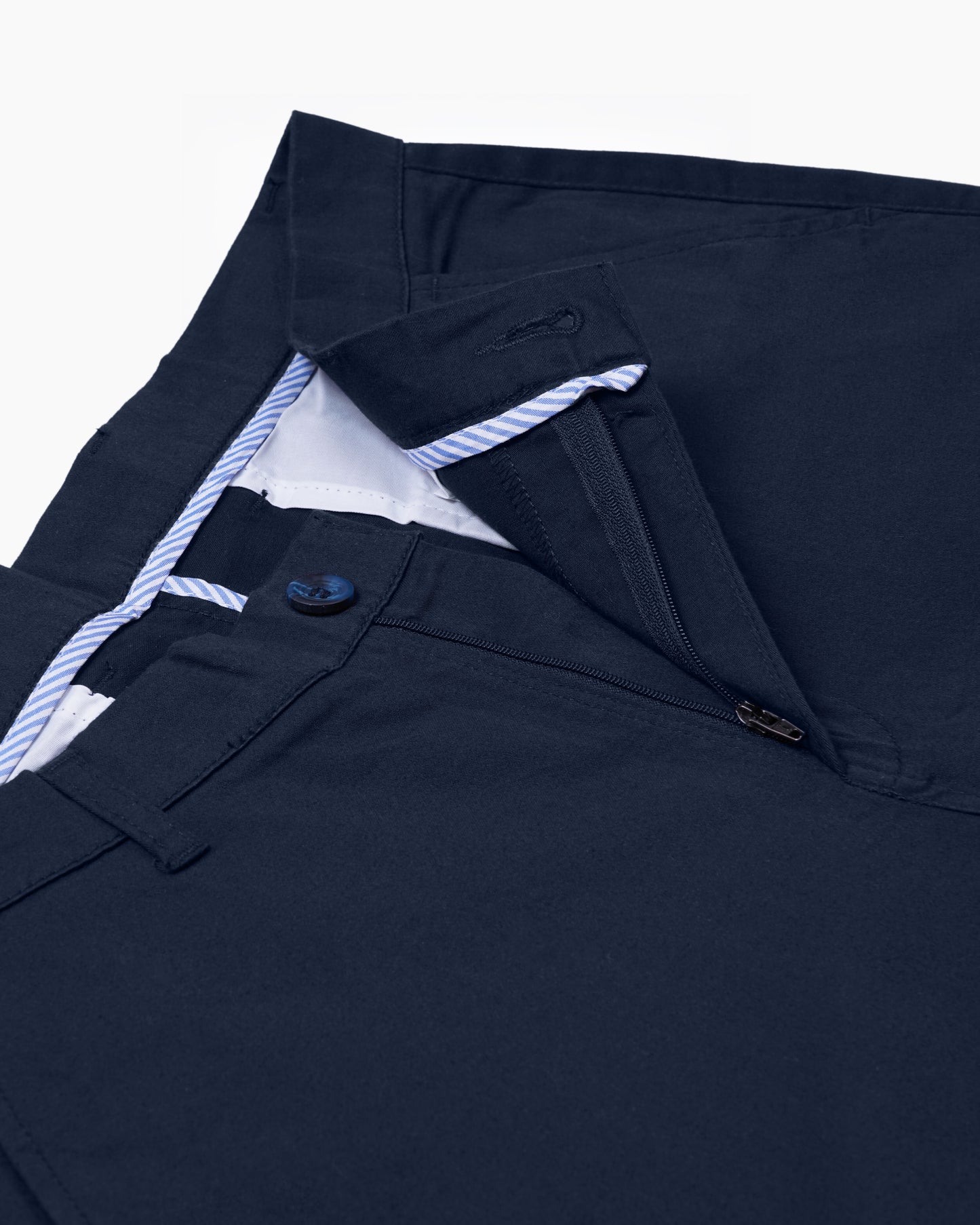 Cotton Casual Pants Navy - S