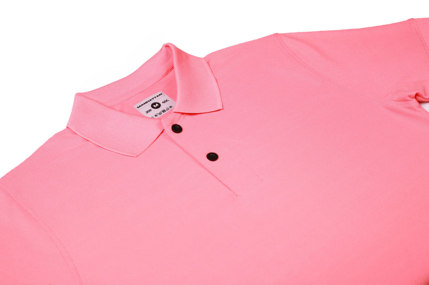 Sports Dry Fit Peach Pink Polo T Shirts (Micro Polyester)