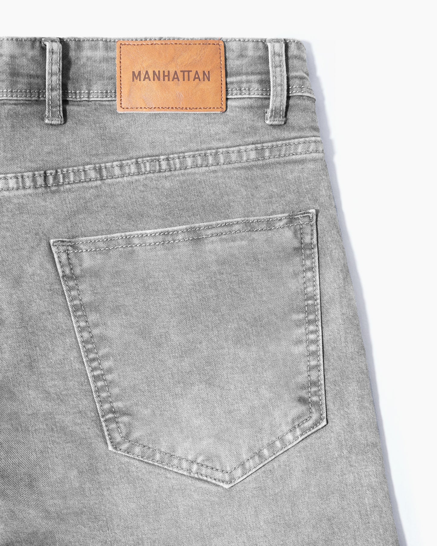 Regular Cotton Jeans Pant Grey