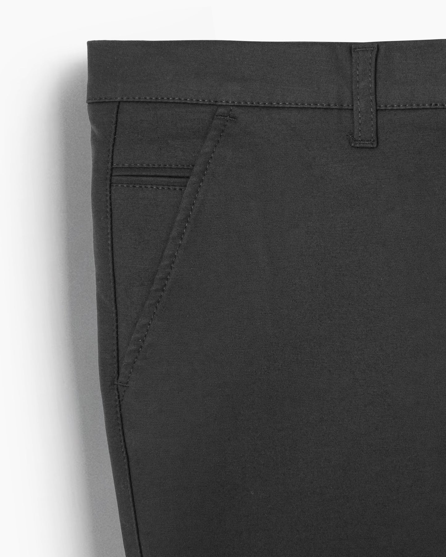 Cotton Casual Pants Black - A