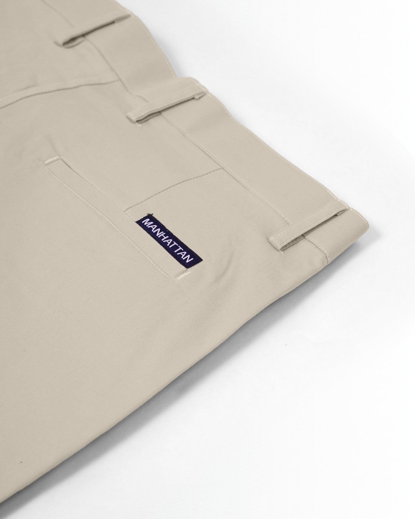 Cotton Casual Pants Light Beige