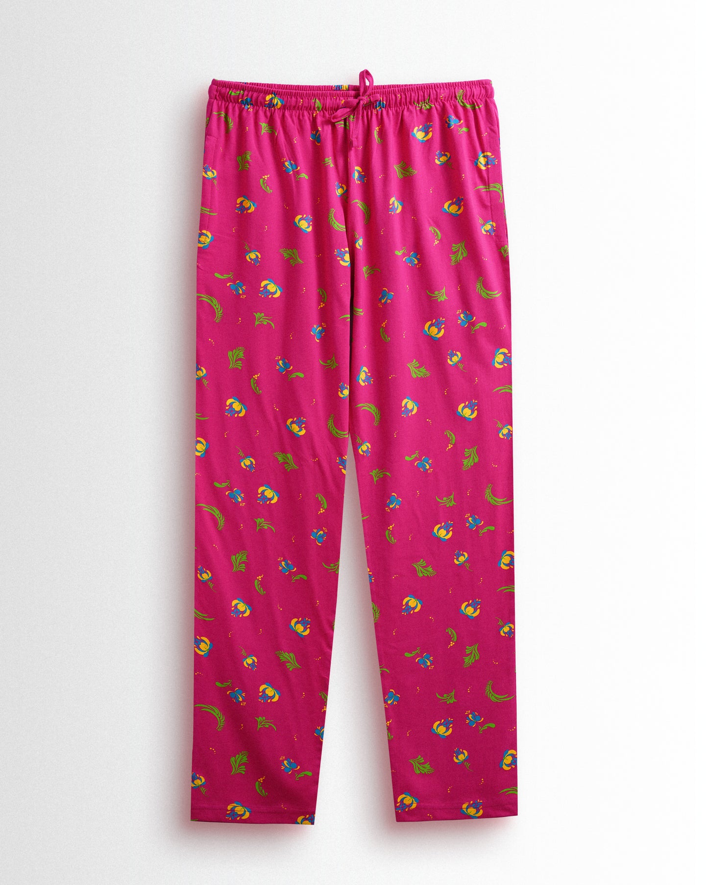 Women's Co ord set Pink Yellow Flower