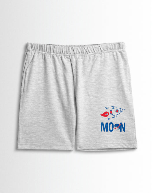 Kids Boys Shorts Grey Melange