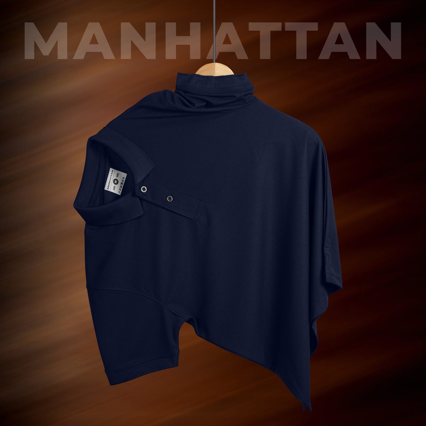 Sports Dry Fit Navy Polo T Shirts (Micro Polyester)