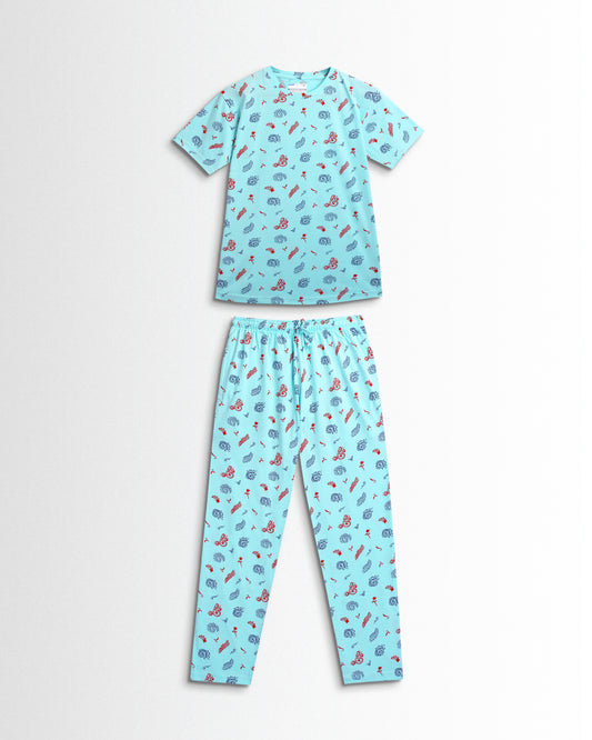 Women's Co ord set Sky Blue