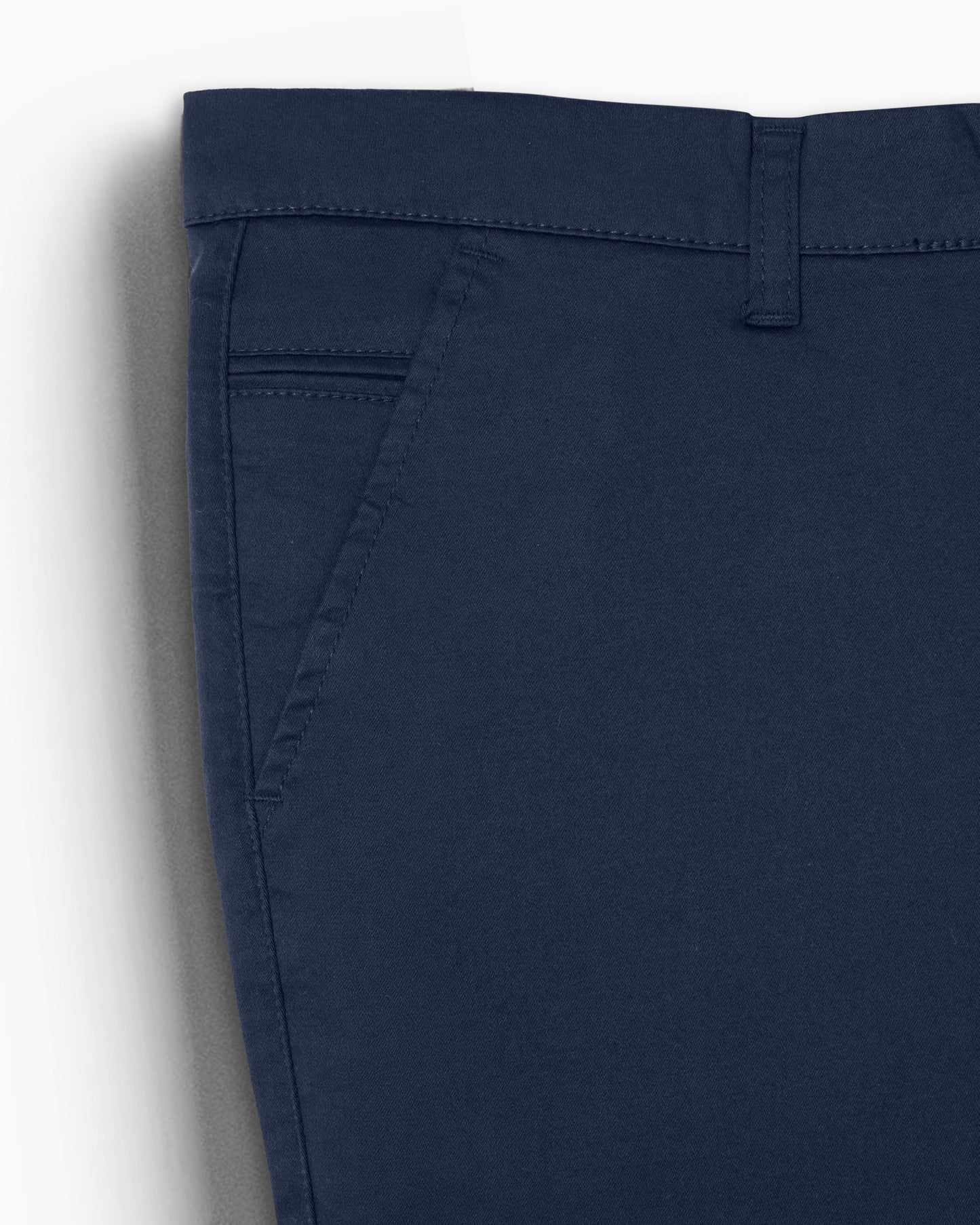 Cotton Casual Pants Navy - S