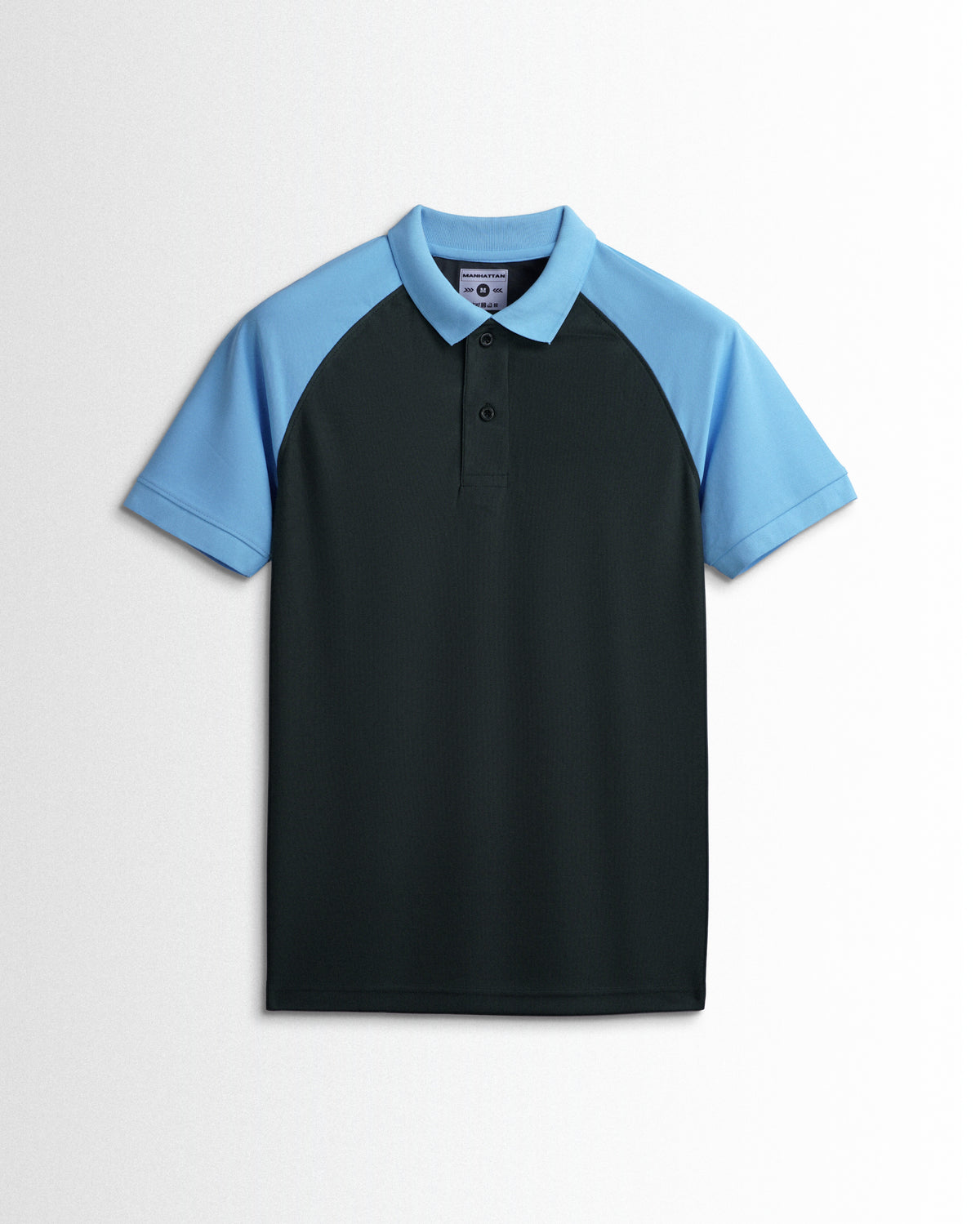 Sports Dry Fit Sky Blue/Grey Raglan Polo T Shirts – Pitshirts
