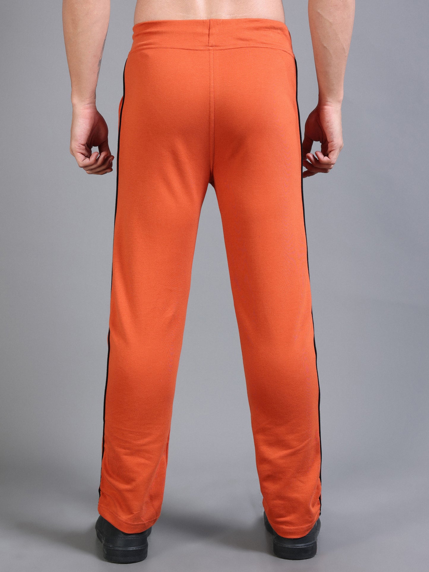 Premium Cotton Rust Track Pant Regular Fit