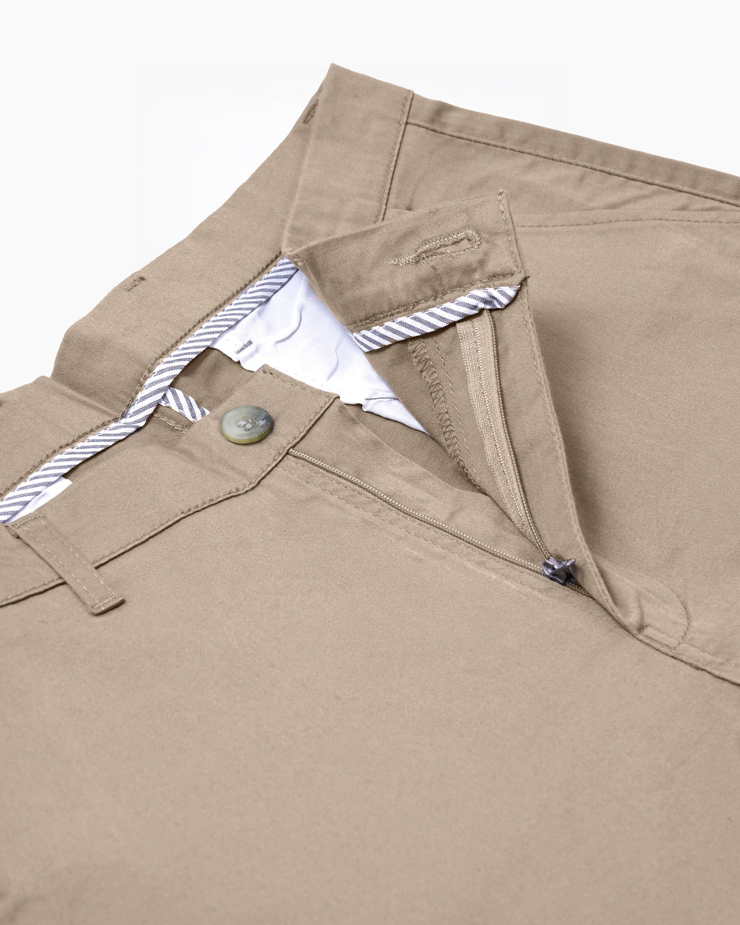 Cotton Casual Pants Khaki - S