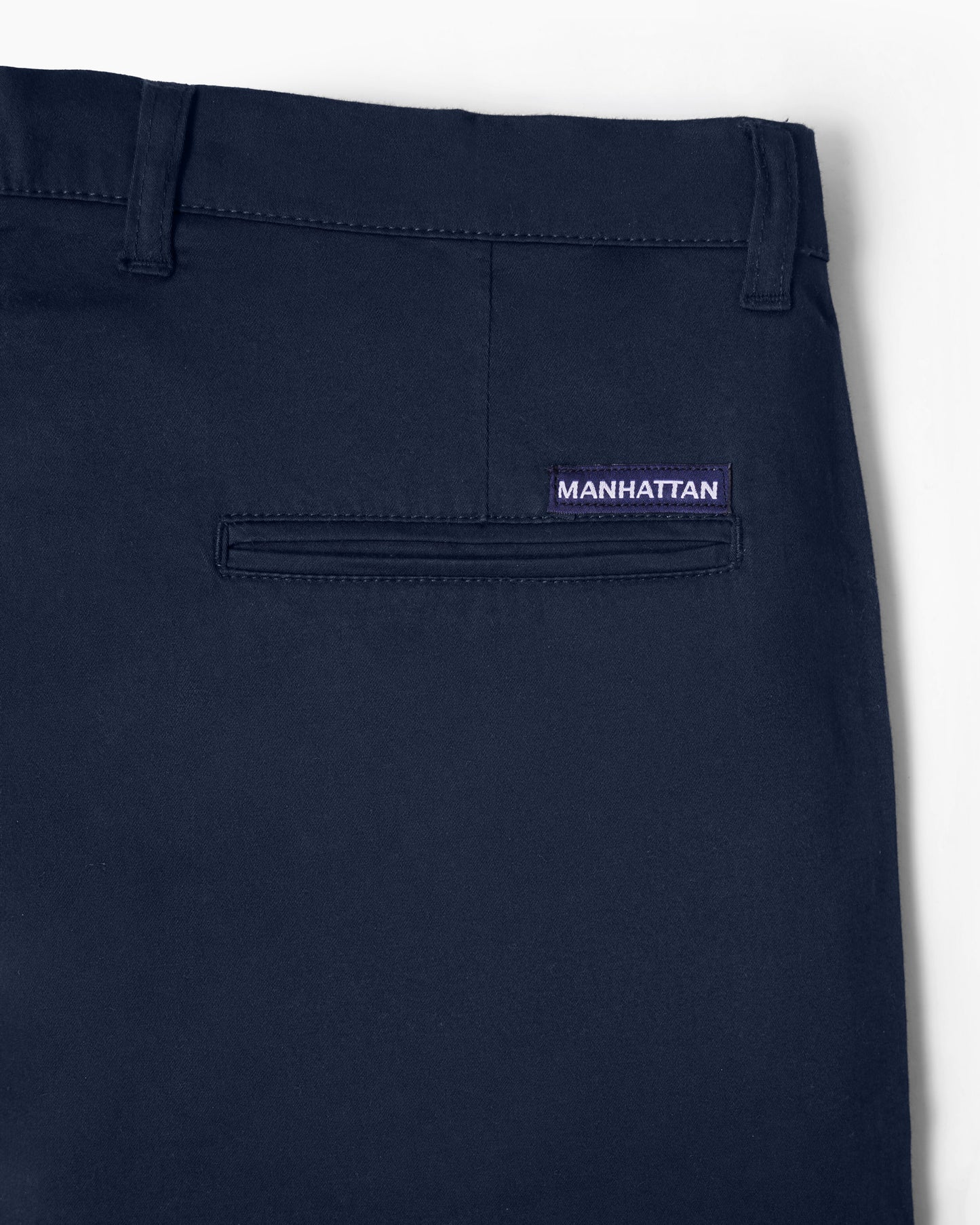 Cotton Casual Pants Navy - S