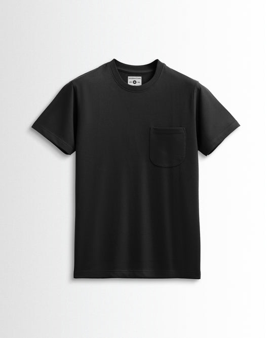 Premium Plain Pocket T Shirts Black