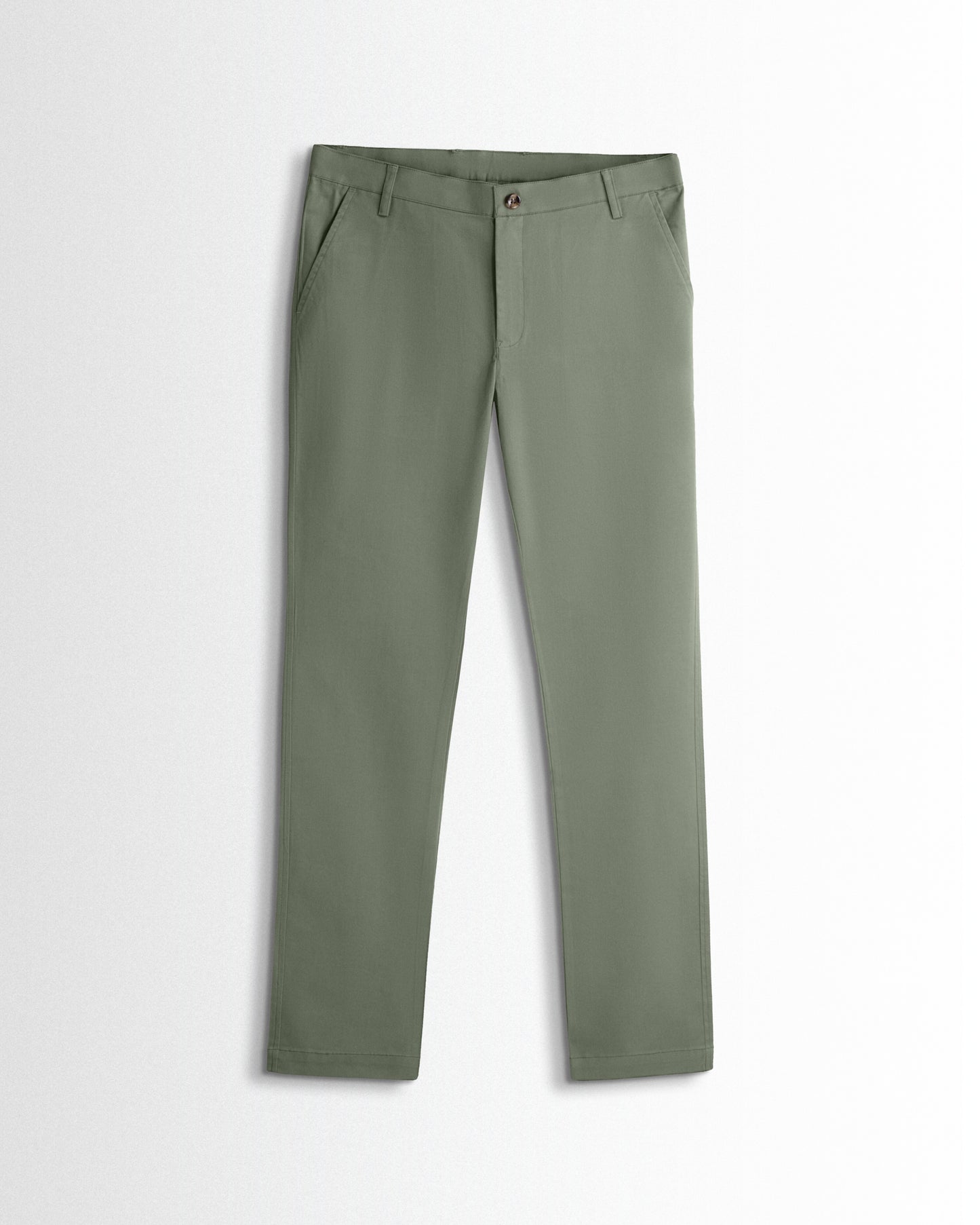 Cotton Casual Pants Light Green