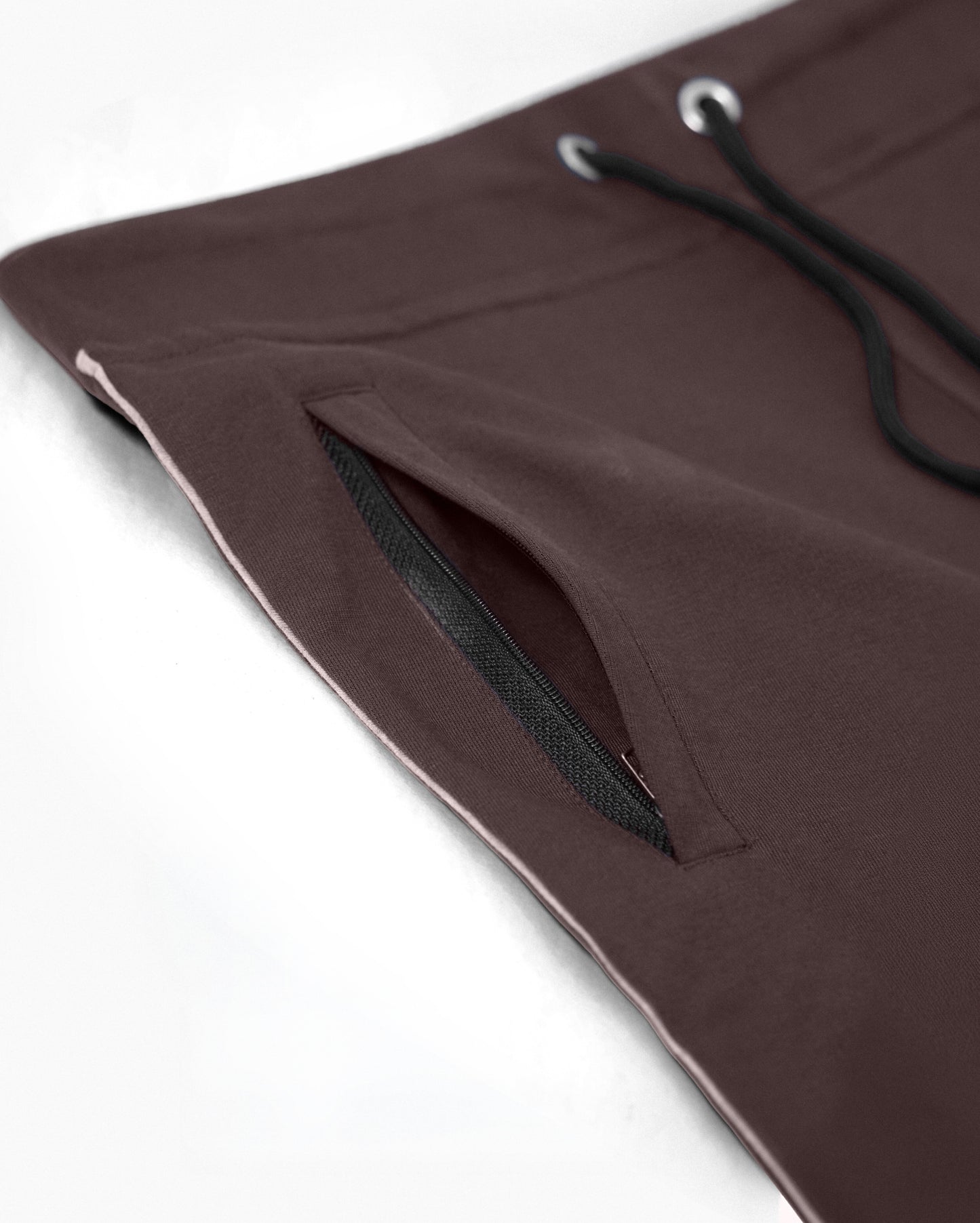 Premium Cotton Coffee Brown Track Pant Regular Fit