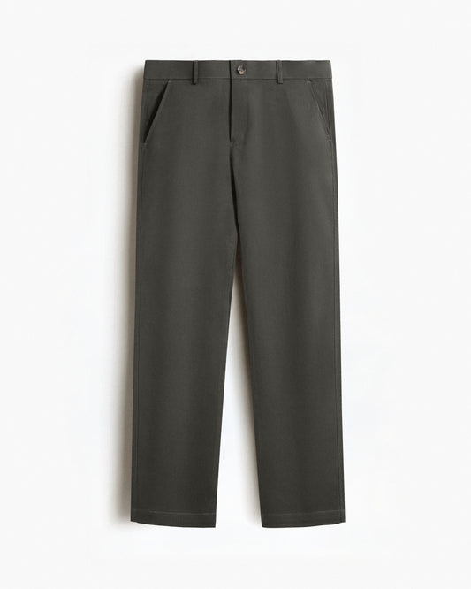 Cotton Casual Pants Military Green