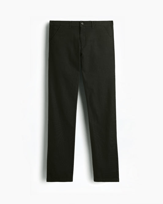 Cotton Casual Pants Green Linen