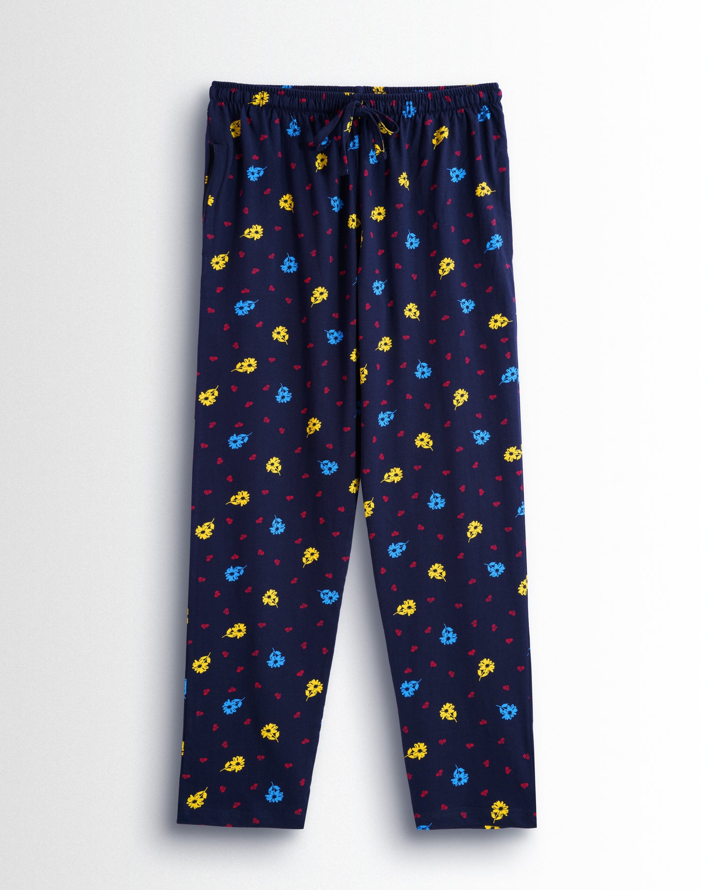 Women's Co ord set Navy Blue Flower