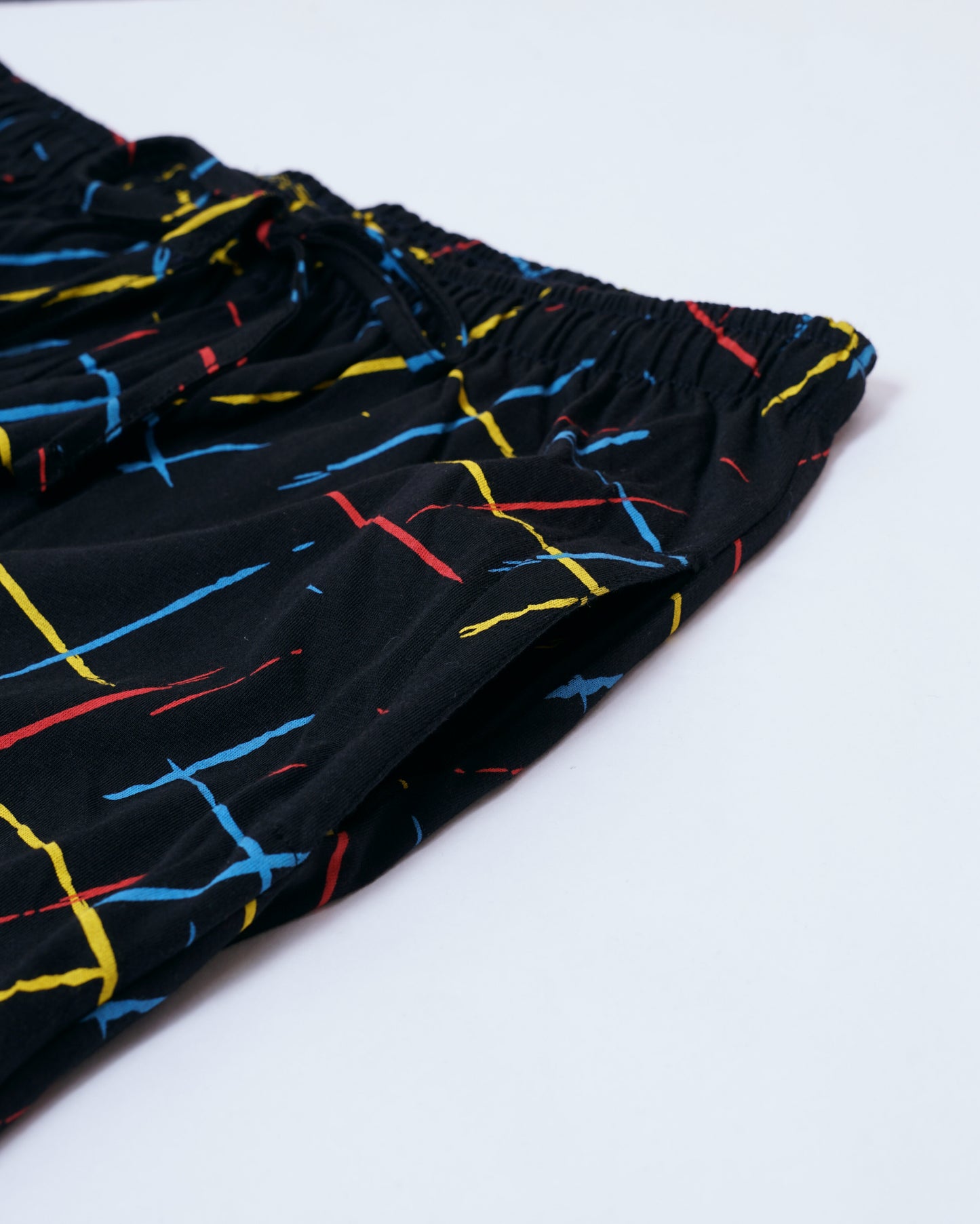 Women's Co ord set Black (Lines)