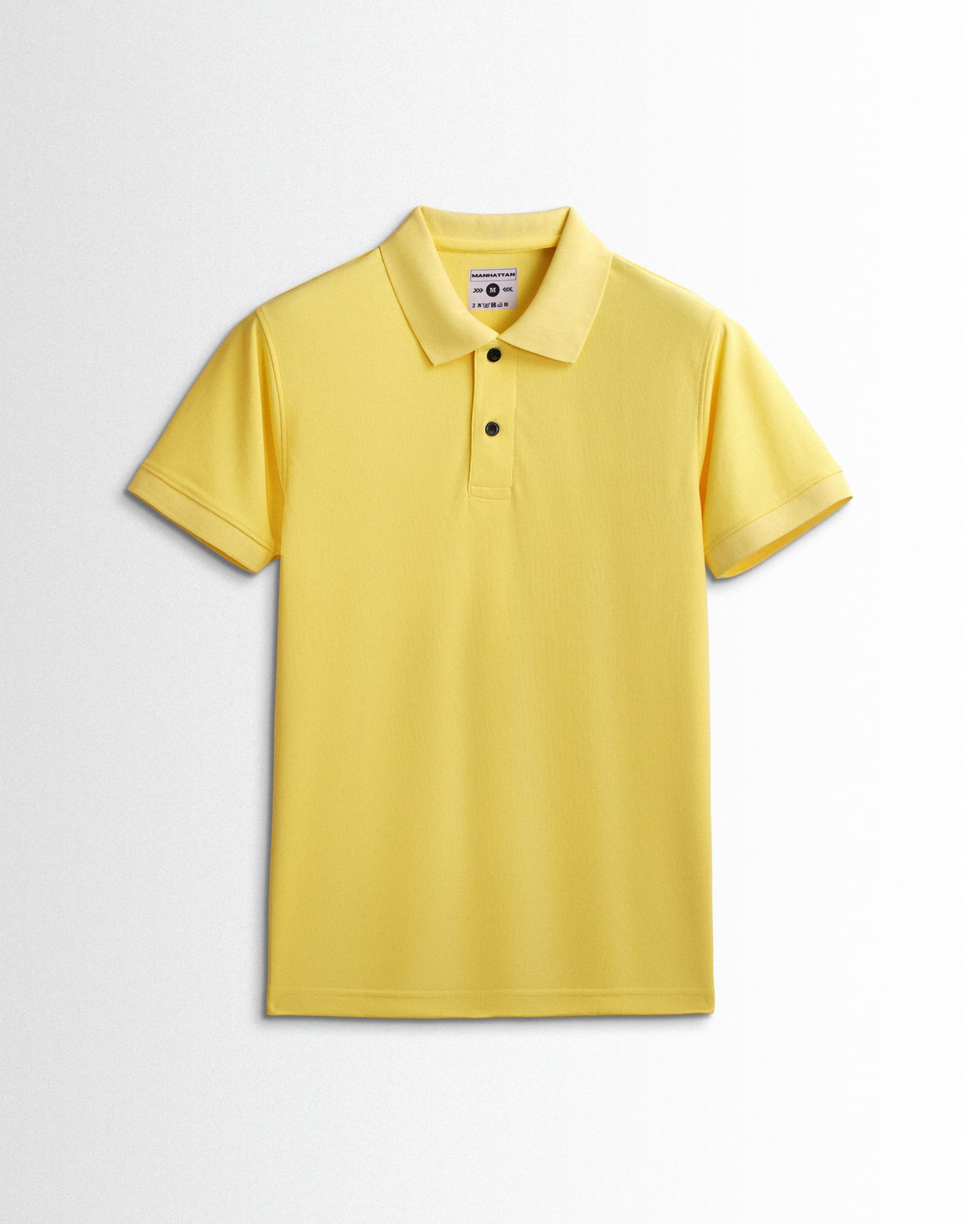 Sports Dry Fit Sunshine Yellow Polo T Shirts (Micro Polyester)