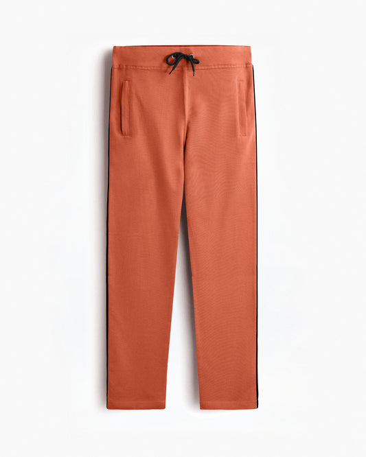 Premium Cotton Rust Track Pant Regular Fit