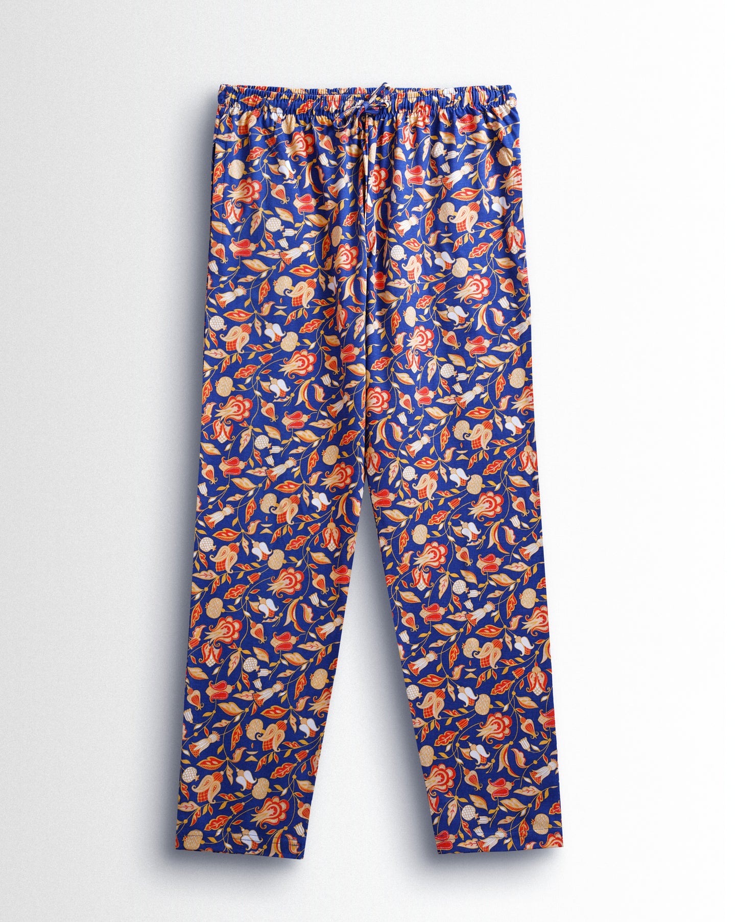 Women's Co ord set Navy Golden Flower