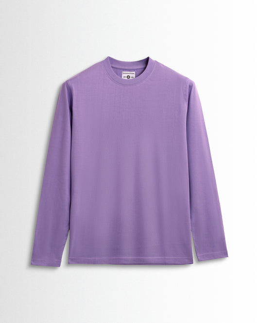 Basic Cotton Full Sleeve Lavender Unisex