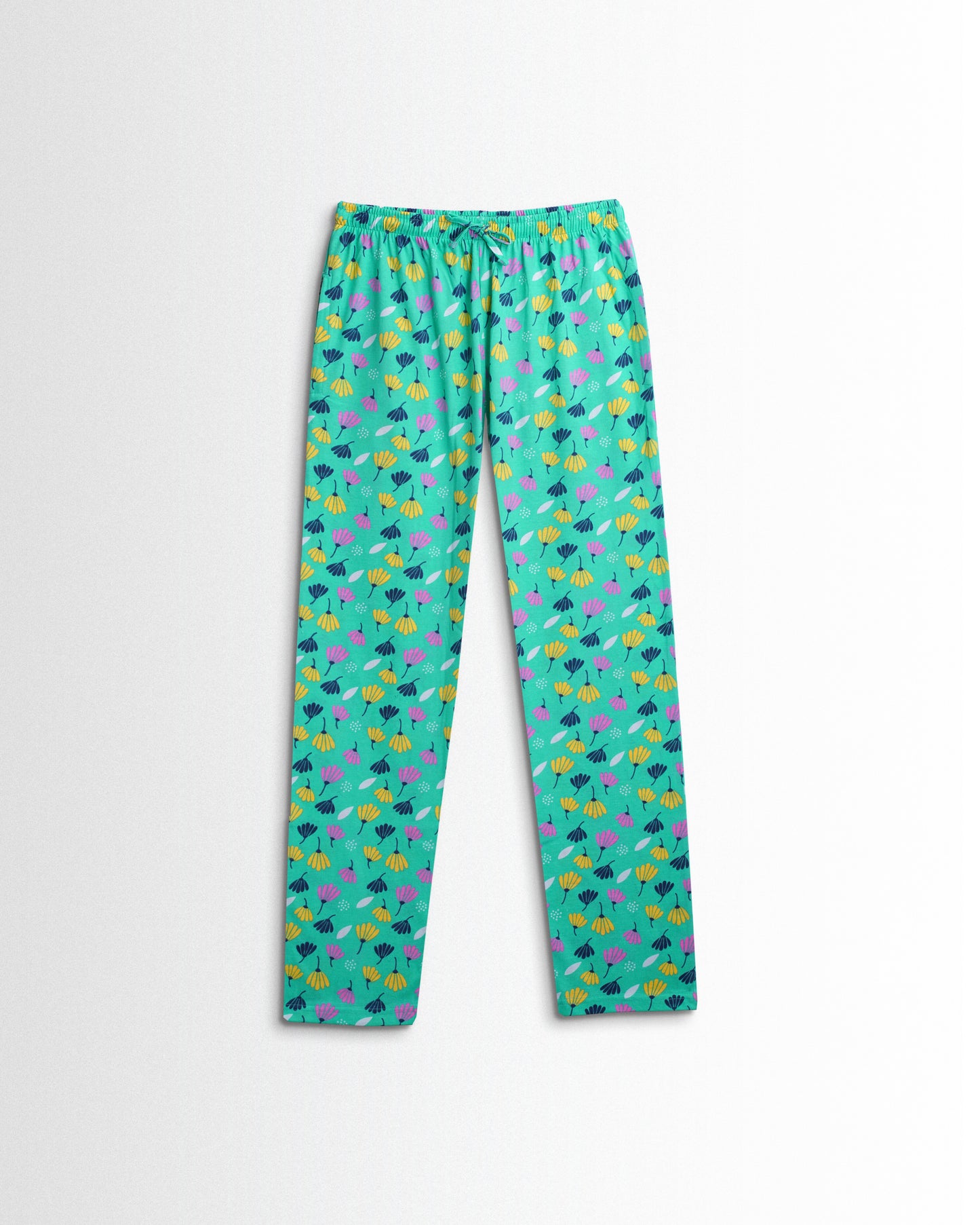 Women's Co ord set Green flowers