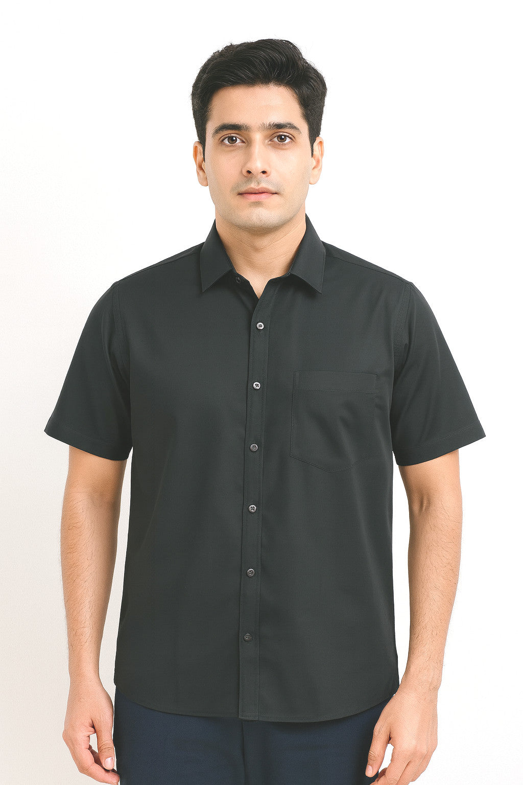 Pure Cotton Dark Green Shirts