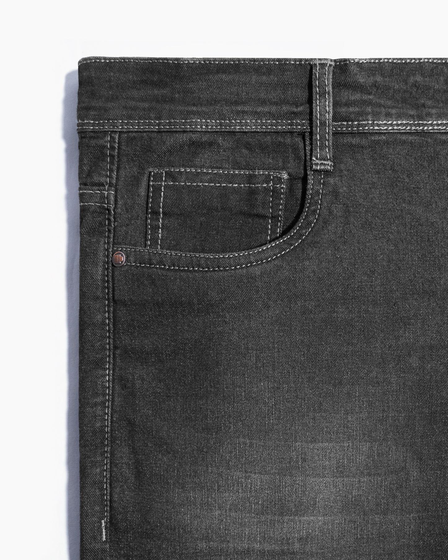 Regular Cotton Jeans Pant Black