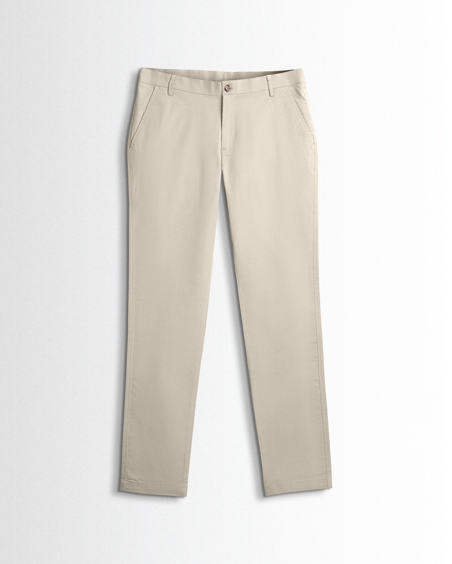 Cotton Casual Pants Light Beige
